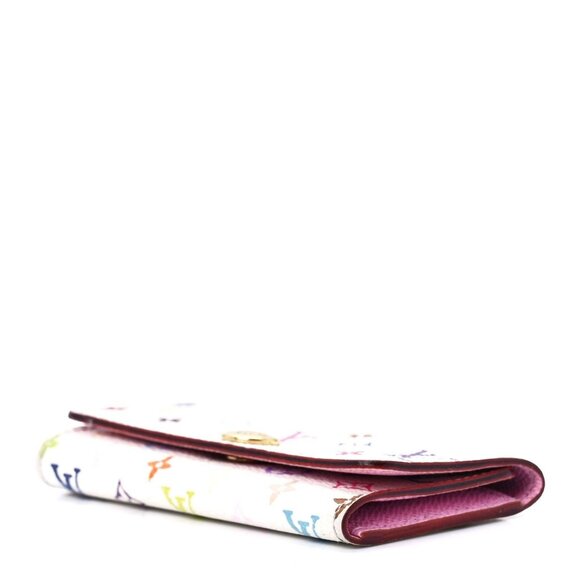 Authentic Louis Vuitton Multicolor Monogram Multicles 4 Key Holder Case White - Picture 4 of 9